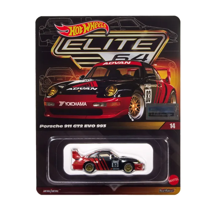 Hot Wheels - Elite 64 Porsche 911 GT2 EVO 993 - Image 8